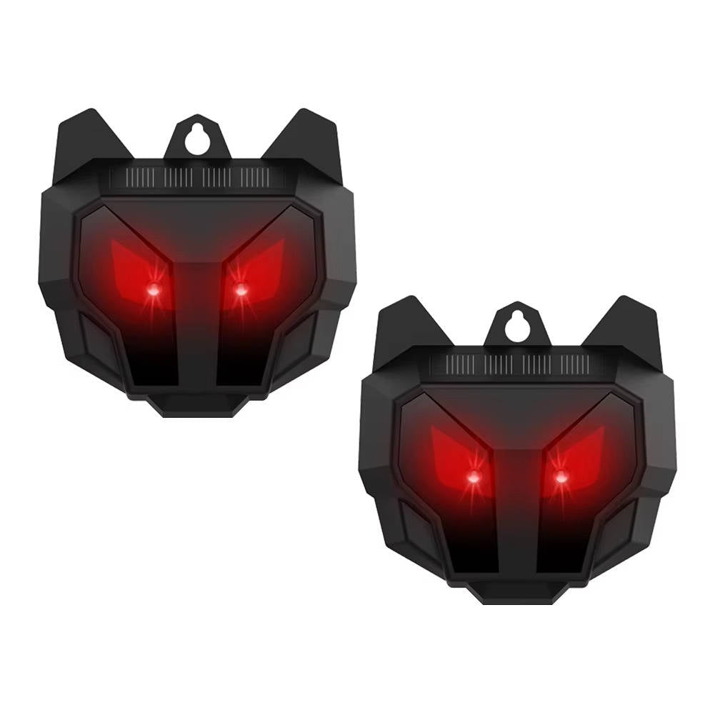 Solar Powered Ultrasonic Animal Repellent, 2-Pack