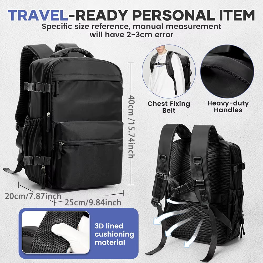 15.6in Vacuum Compression Travel Backpack