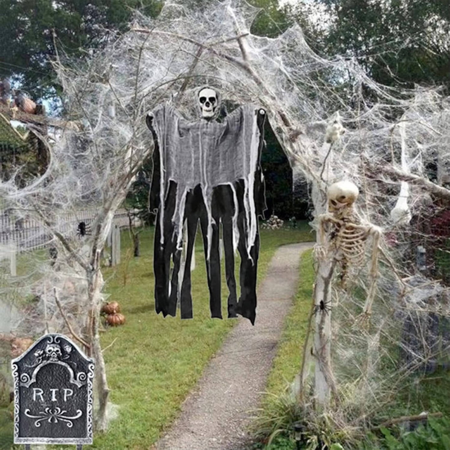 200 Sqft Halloween Spider Web Decor