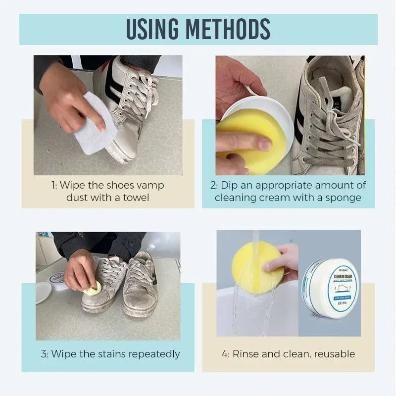 All-Purpose White Shoe Cleaner Cream