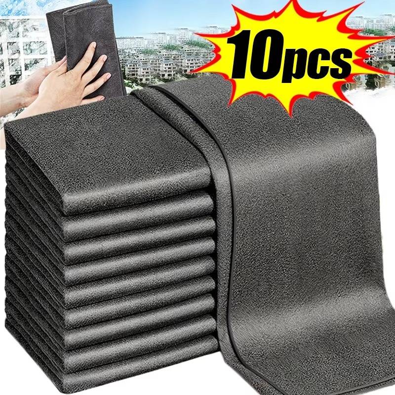 Versatile Microfiber Cloths, 10-Pack
