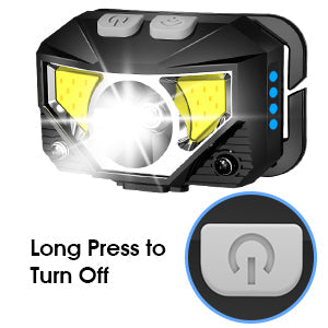 Rechargeable LED Headlamp, 2-Pack