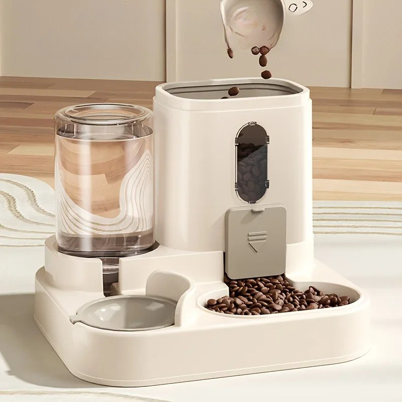 2-in-1 Gravity Pet Feeder & Water Dispenser