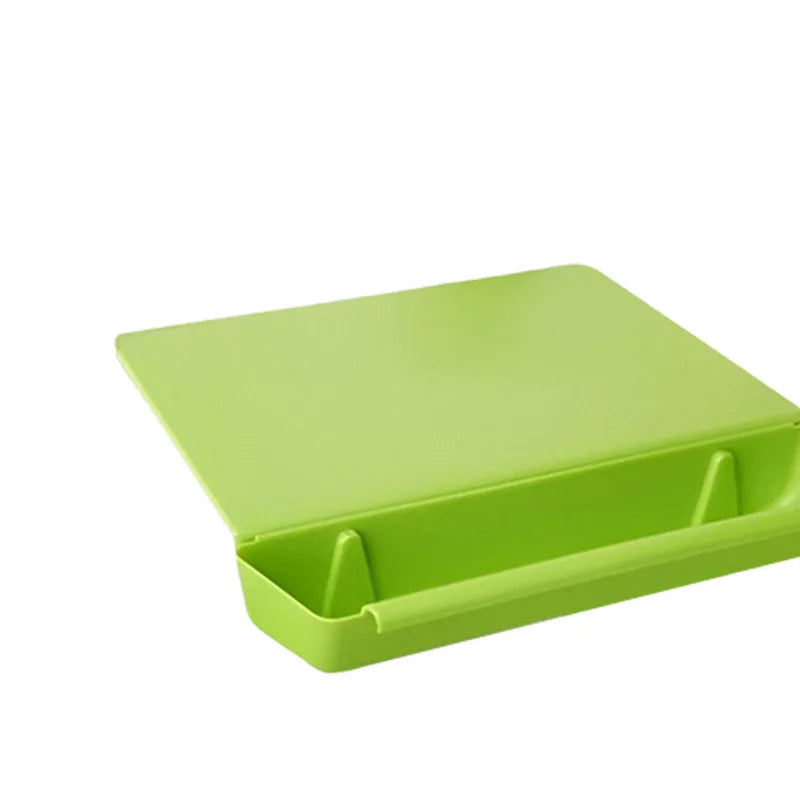 2-in-1 Cutting Board with Scrap Tray