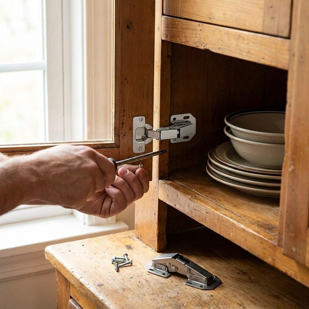 10 PCS Cabinet Hinges lifestyle
