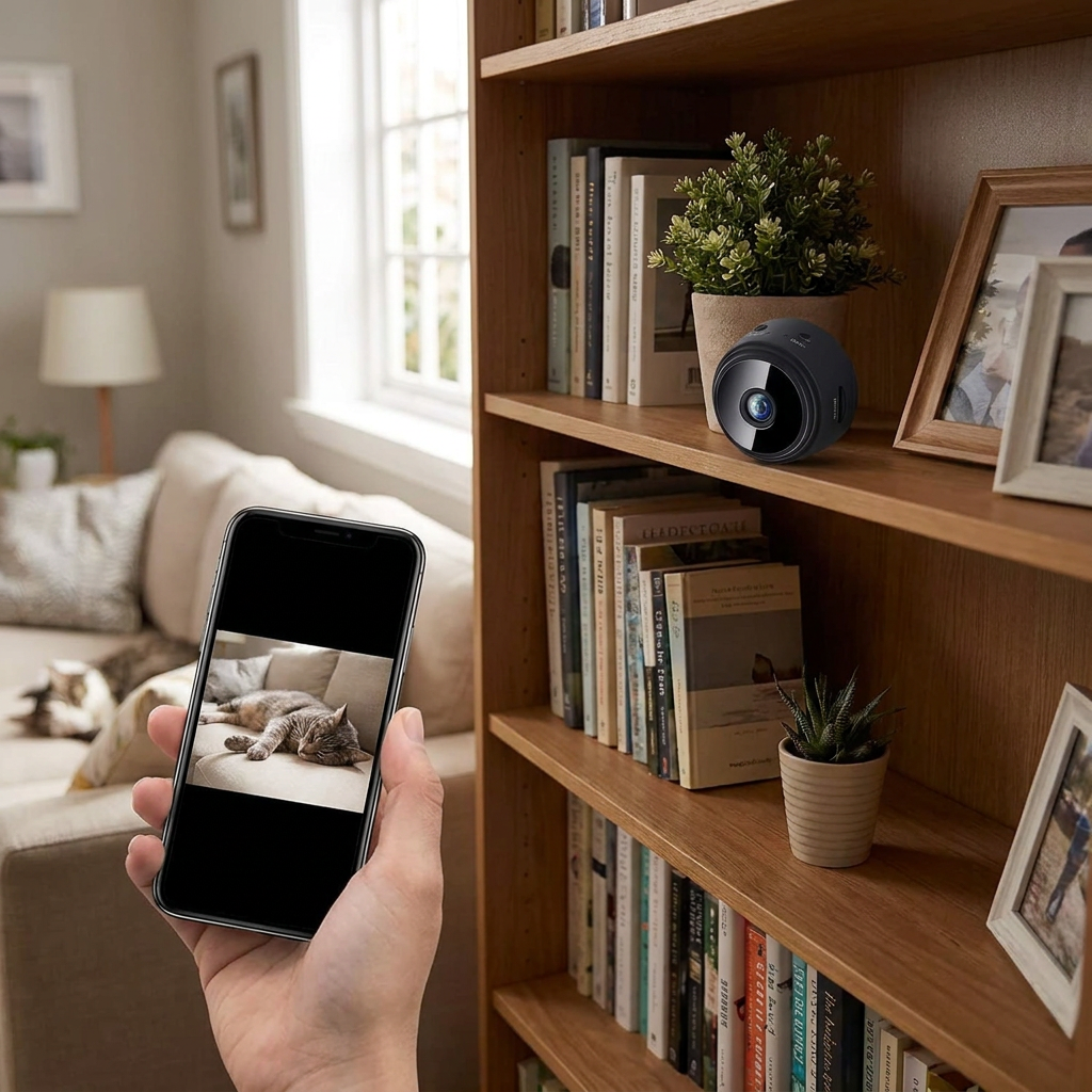 Magnetic WiFi Mini Camera lifestyle