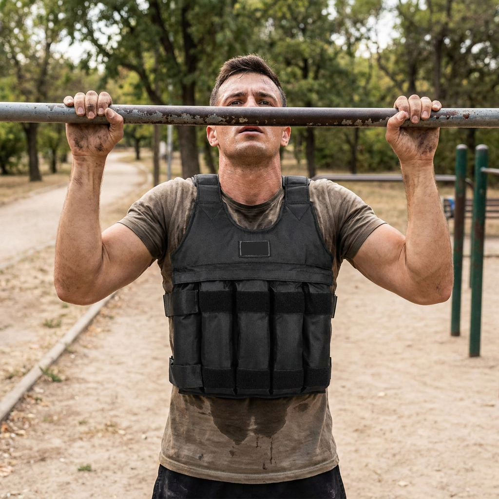 Adjustable Exercise Weighted Vest lifestyle