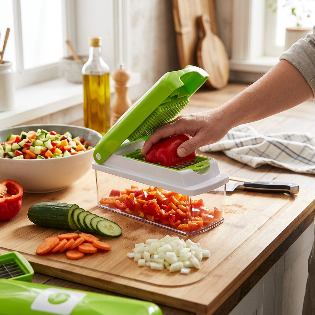 Multifunctional Vegetable Cutter lifestyle