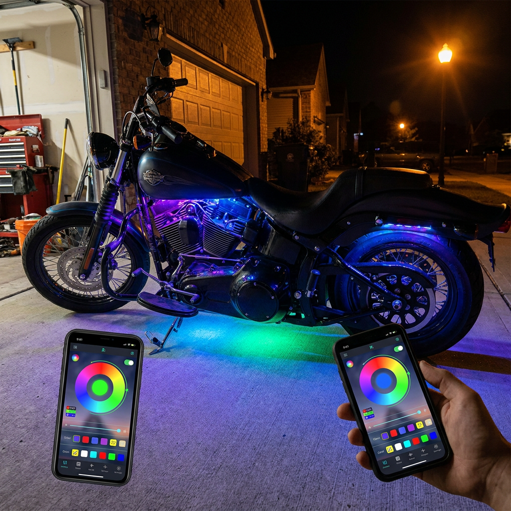 Motorcycle Led Light Kit lifestyle