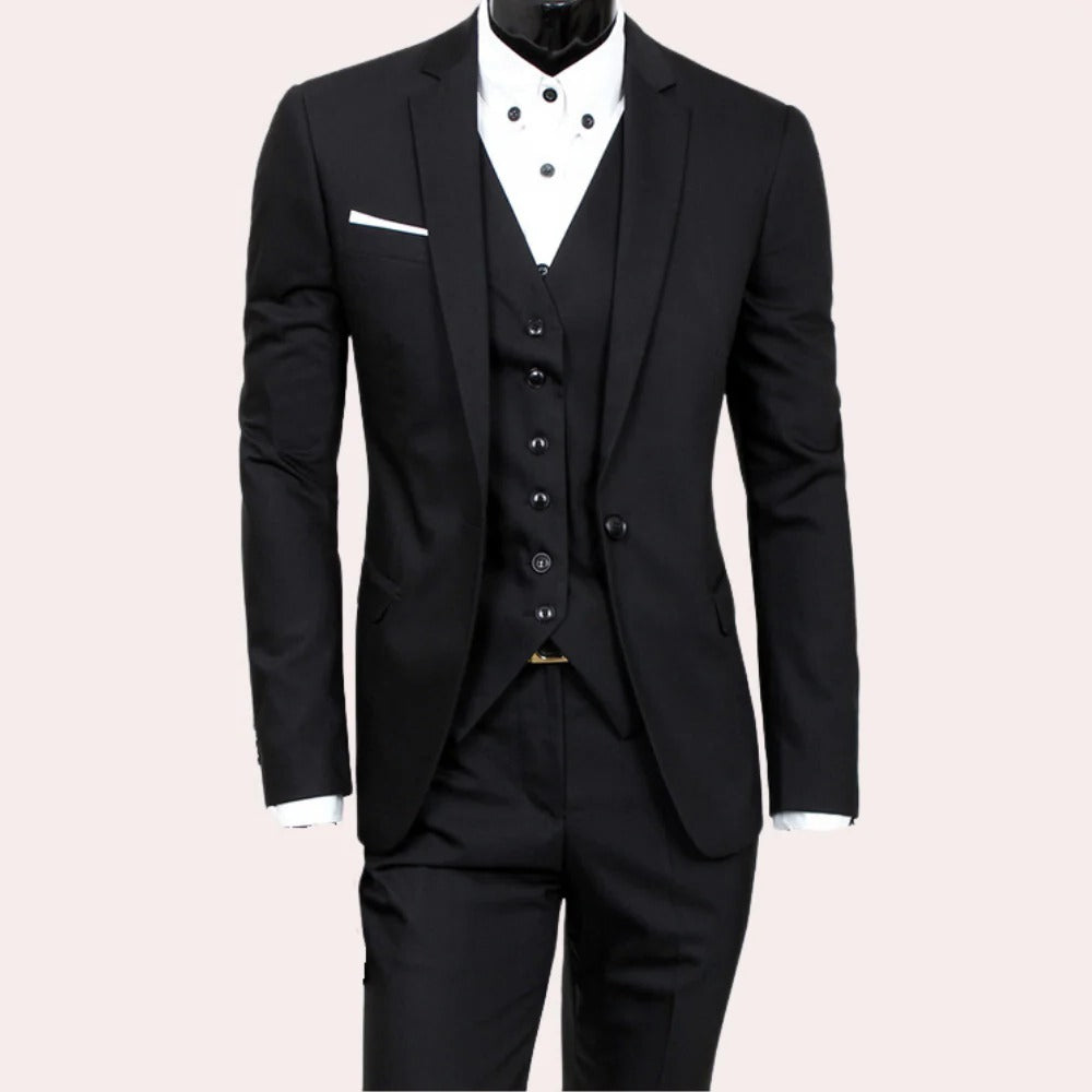 3-Piece Men's Suit, Slim Fit