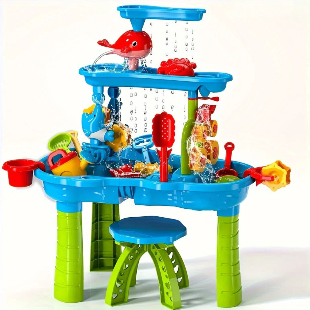 3-in-1 Outdoor Sand and Water Table