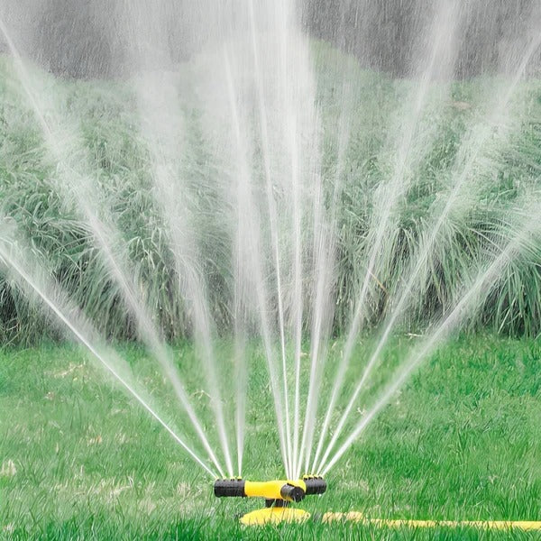 360° Rotating Lawn Sprinkler, 4-Angle
