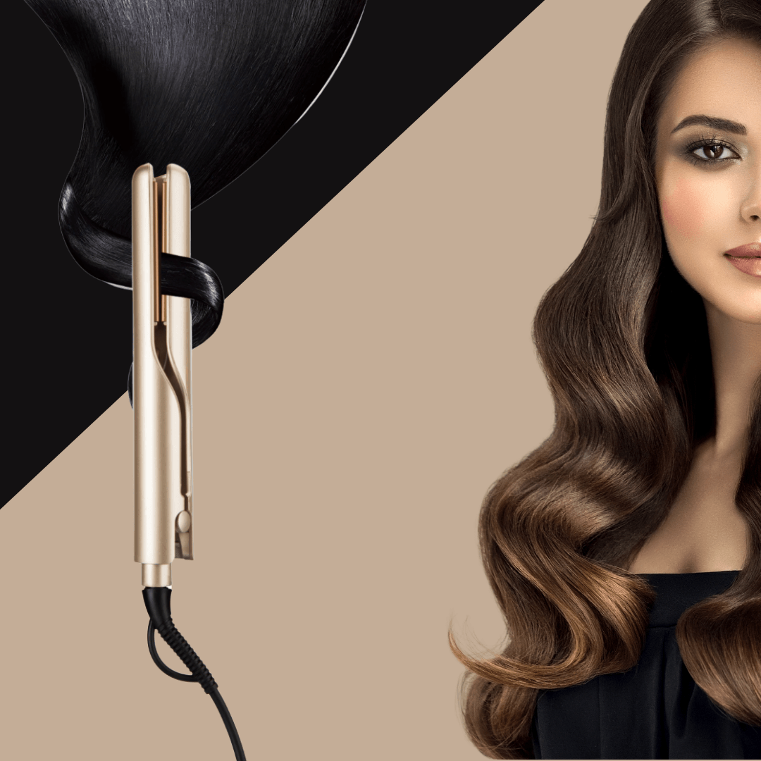2-in-1 Hair Styler, Curl & Straighten