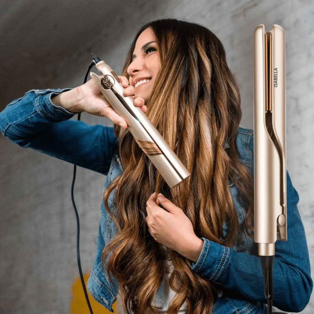 2-in-1 Hair Styler, Curl & Straighten