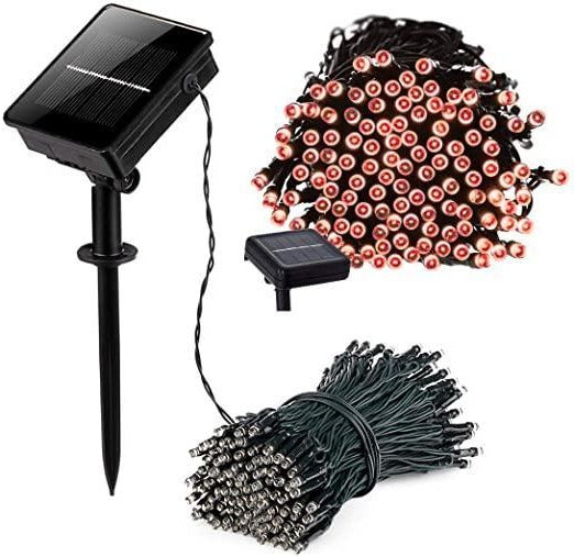 17m Solar LED Fairy Lights, 100 Bulbs