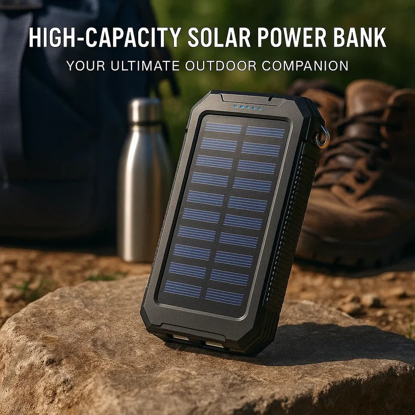 500000mAh Solar Power Bank External Battery