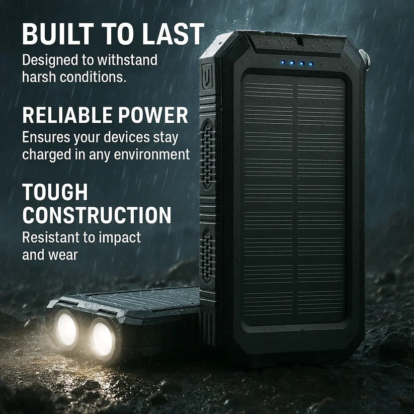 500000mAh Solar Power Bank External Battery