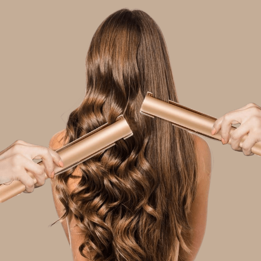2-in-1 Hair Styler, Curl & Straighten