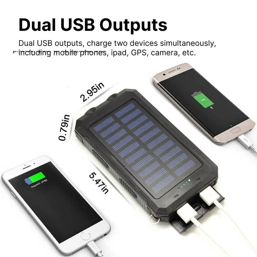 500000mAh Solar Power Bank External Battery