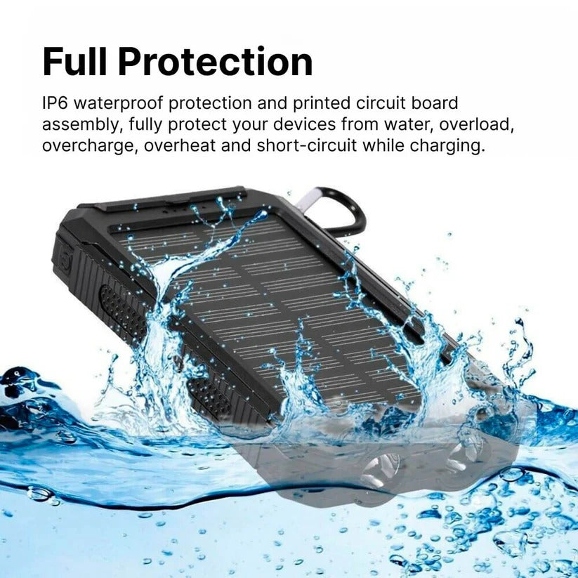 500000mAh Solar Power Bank External Battery