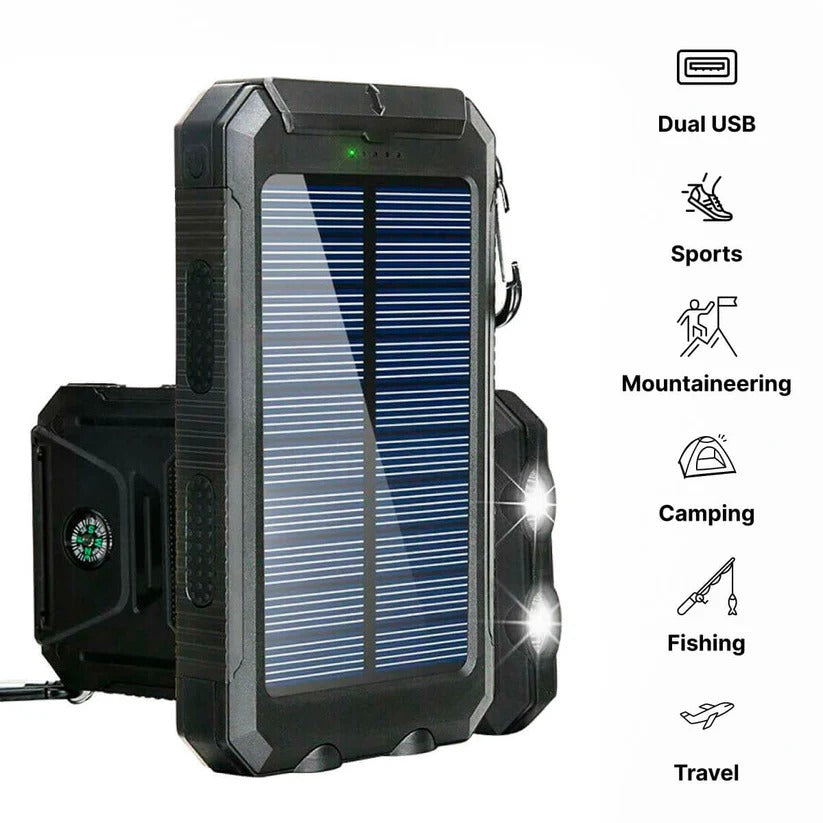 500000mAh Solar Power Bank External Battery