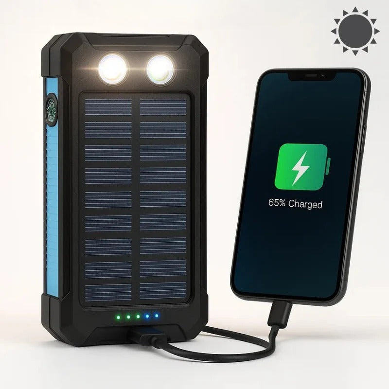500000mAh Solar Power Bank External Battery