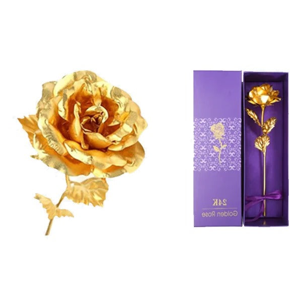 24K Gold Dipped Rose with Gift Box