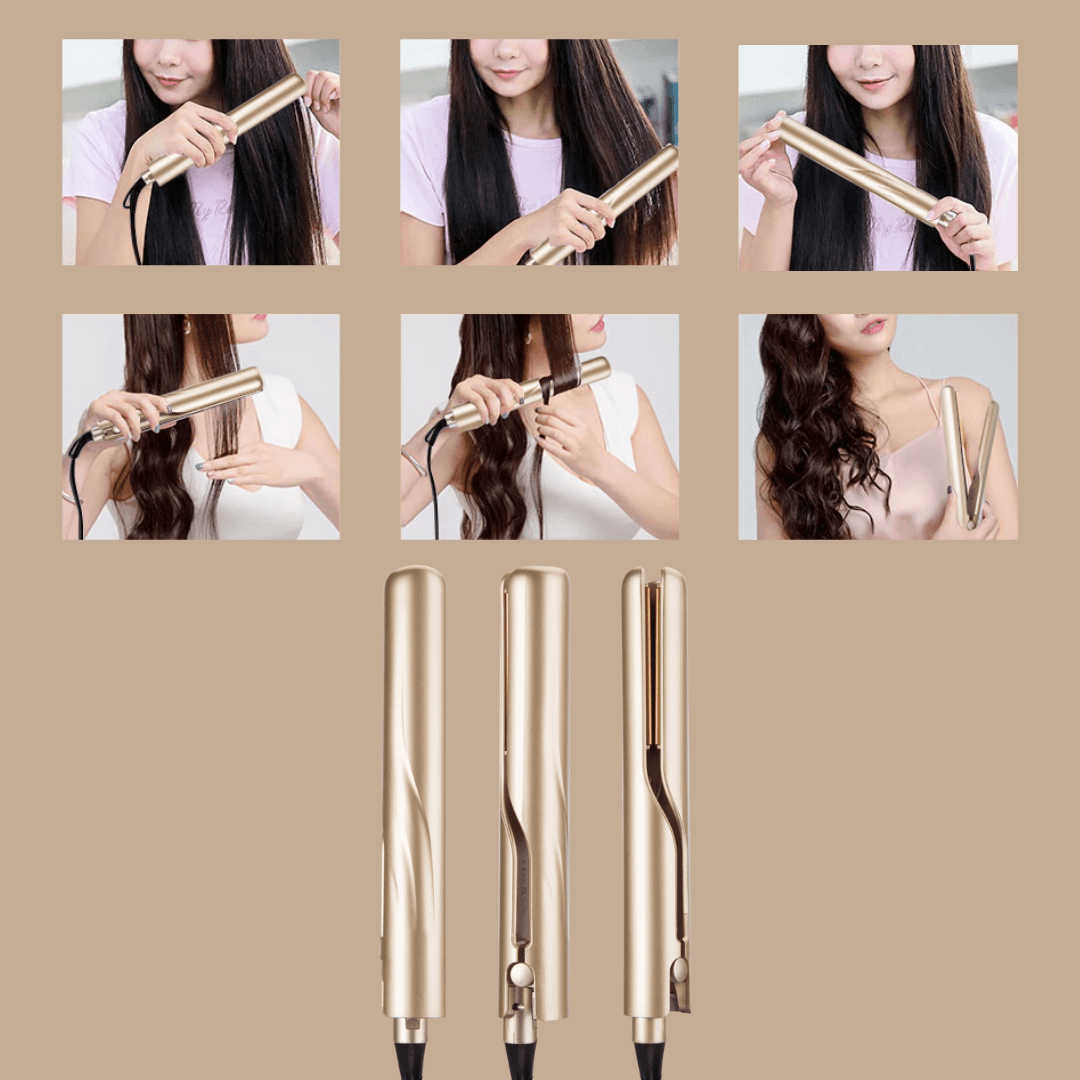 2-in-1 Hair Styler, Curl & Straighten