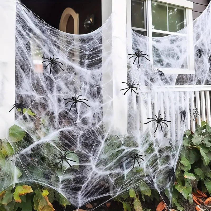 200 Sqft Halloween Spider Web Decor