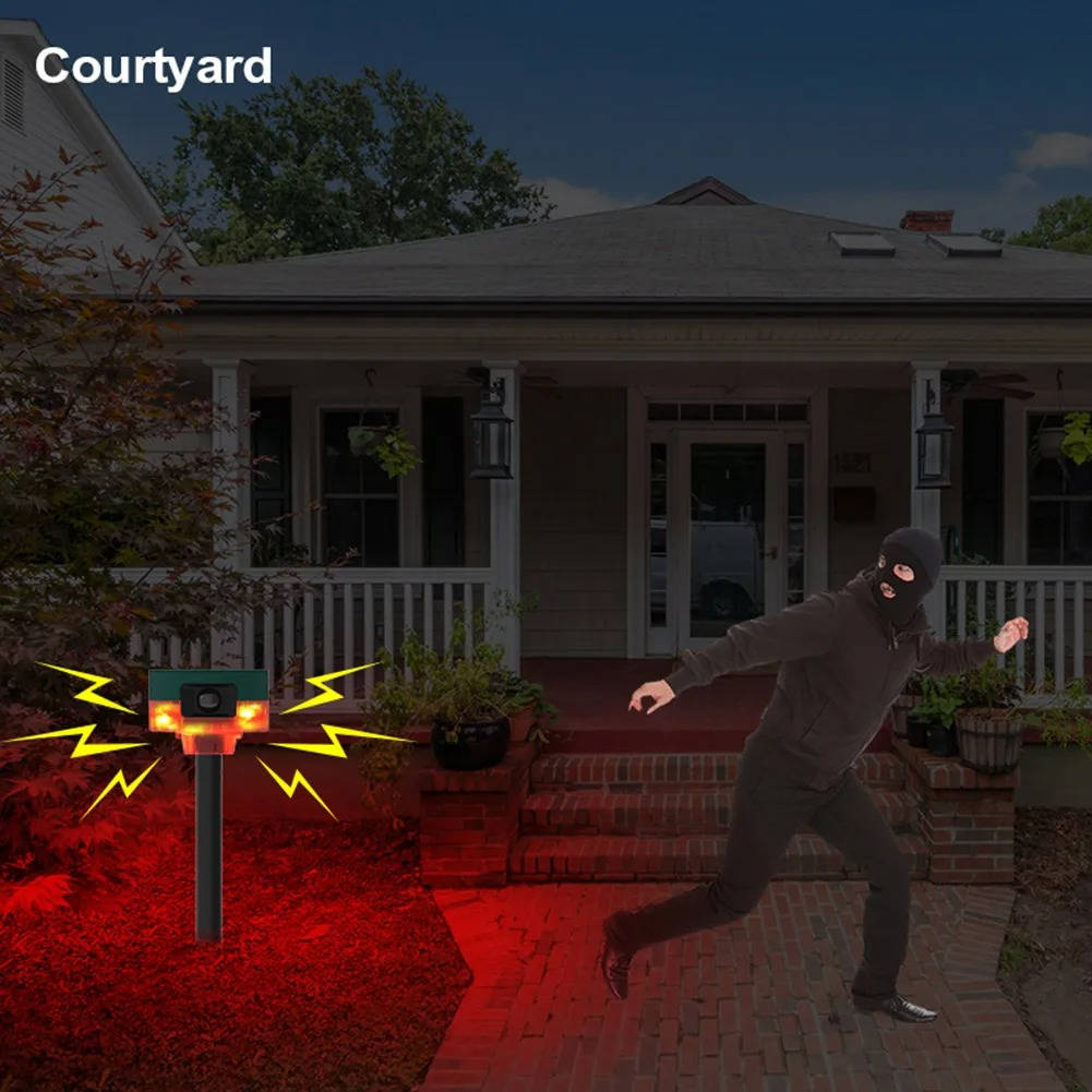 360° Solar Wildlife Repeller, Motion-Activated
