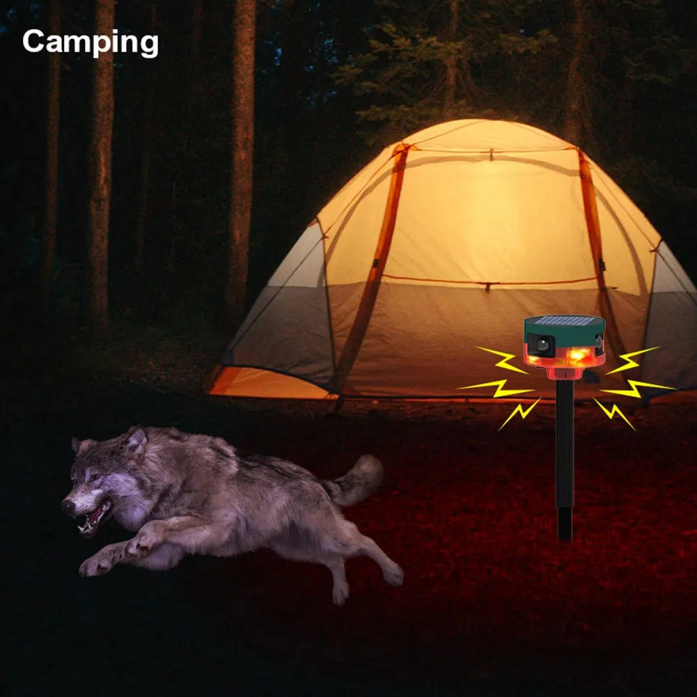 360° Solar Wildlife Repeller, Motion-Activated