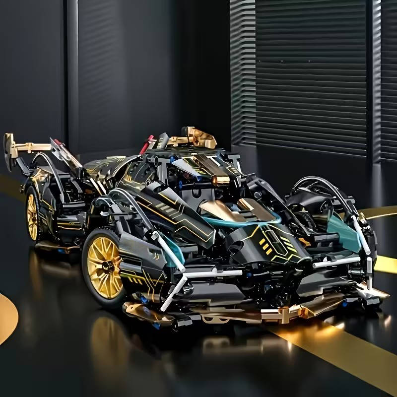 1690pc V12 Model Car Building Block Set