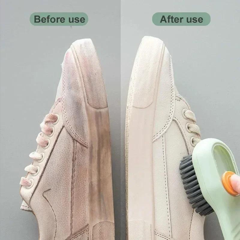 Automatic Liquid Shoe Cleaning Brush, 2-Set