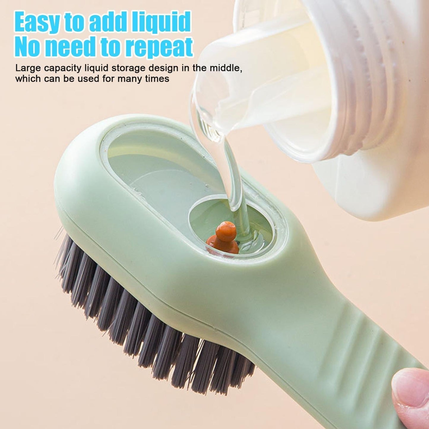 Automatic Liquid Shoe Cleaning Brush, 2-Set