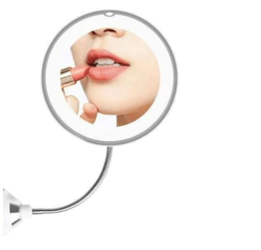 10X LED Gooseneck Magnifying Mirror