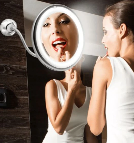 10X LED Gooseneck Magnifying Mirror