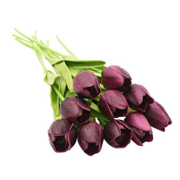 Artificial Tulip Flowers, 10-Stem Set