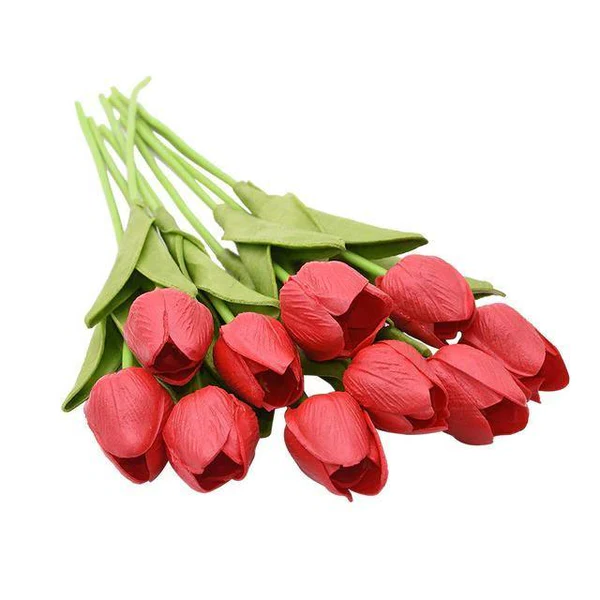 Artificial Tulip Flowers, 10-Stem Set