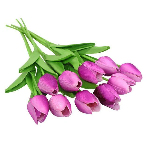 Artificial Tulip Flowers, 10-Stem Set