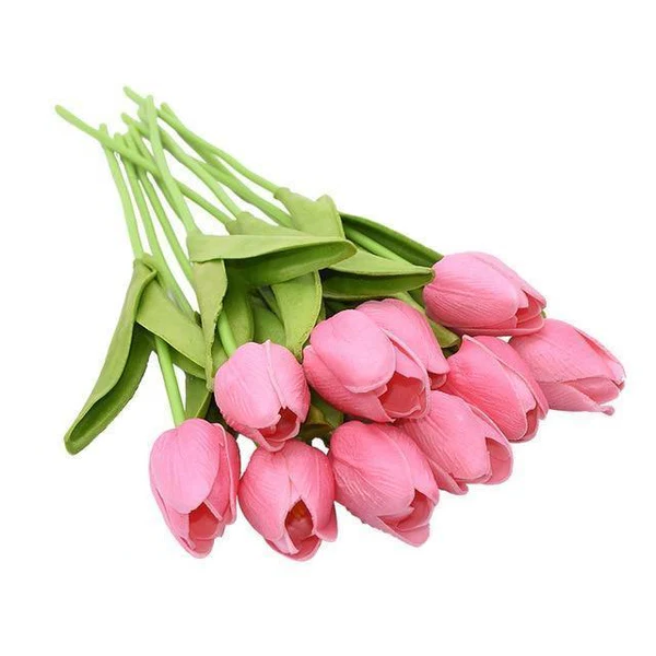 Artificial Tulip Flowers, 10-Stem Set