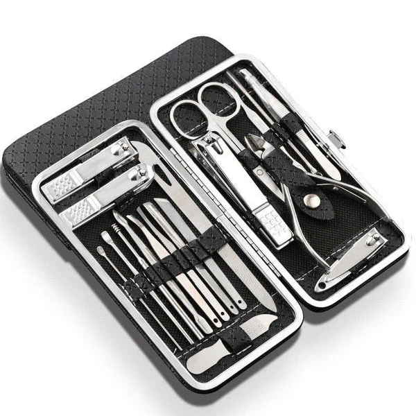 19-in-1 Stainless Steel Manicure Set