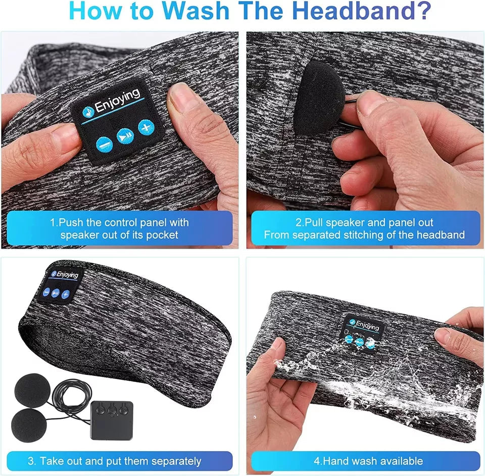 2-in-1 Sleep Headphones, Sports Headband