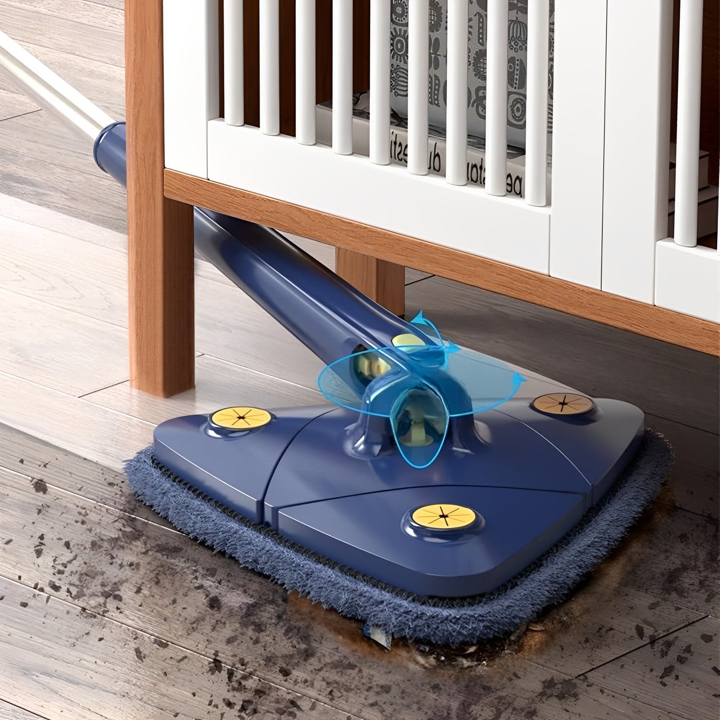 360° Triangular Spin Mop Cleaner